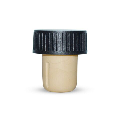 Пробка  КАМЮ полимерная 28х19,4мм черная шляпка