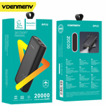 Портативный аккумулятор DENMEN DP35 20000 mAh (черный)