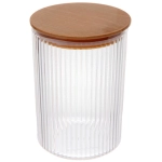 Банка для продуктов пластиковая «BAMBOO» 750мл круглая