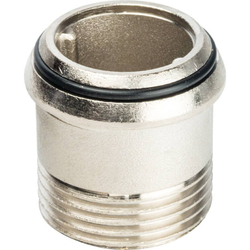 Разъемное соединение американка ВН никелированное, уплотнение под гайкой o-ring кольцо 1 STOUT