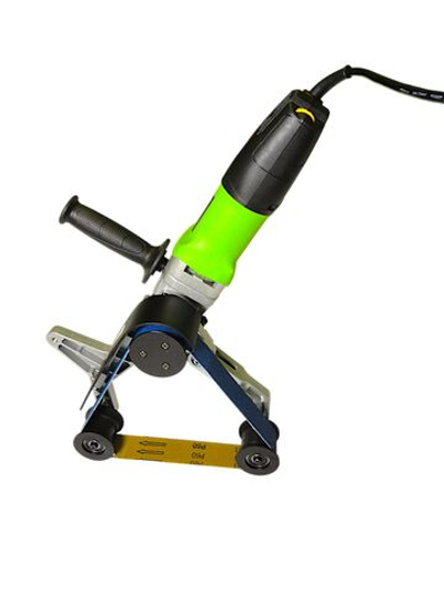 Трехроликовая ленточная шлифмашина для труб MY3016 SINICA, лента 40х760 мм