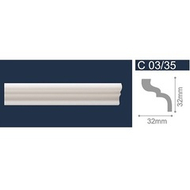 Плинтус потолочный 32*32мм "SD" 03/35 (S2) 2м