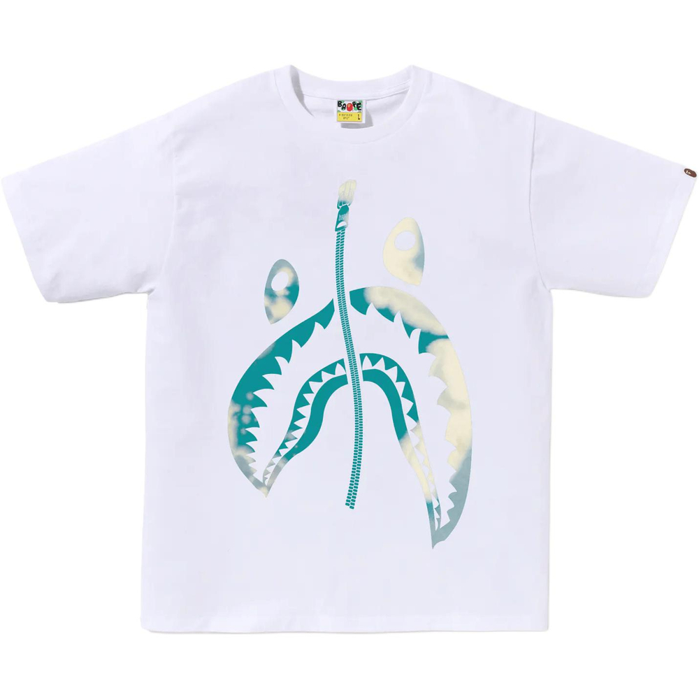 A Bathing Ape Bathing Ape Handcrafted Bleached And Dyed Collection Футболка белый