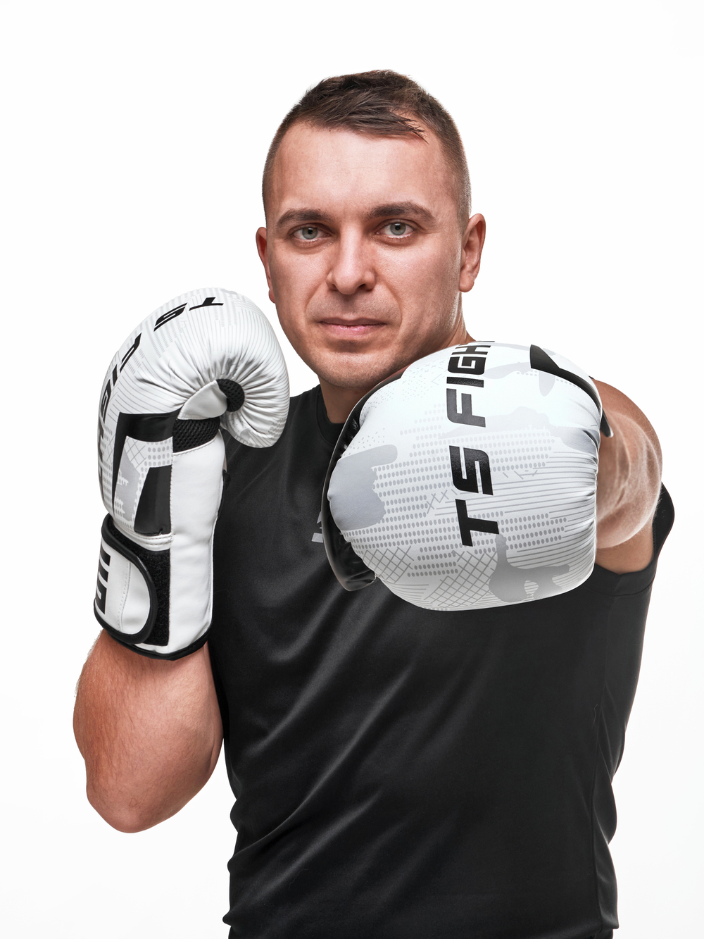 Перчатки для бокса Tomorrow Star Fury White Black