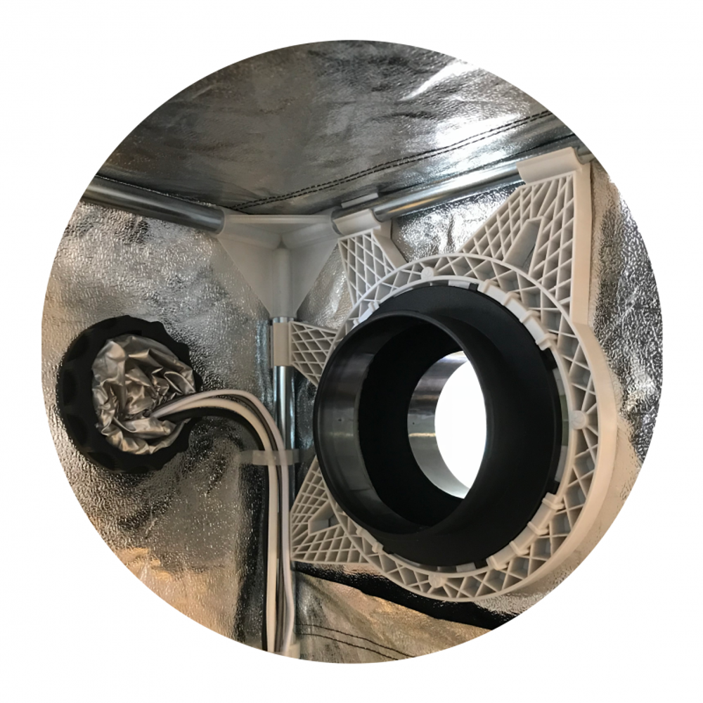 Коннектор для канального фланца, d=100 мм