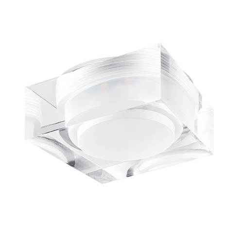 070242 Светильник ARTICO QUA LED 5W 400LM ХРОМ/ПРОЗРАЧНЫЙ/МАТОВЫЙ 3000K