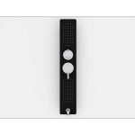 Душевая кабина Black&White GALAXY G8010 85х160 прозрачная/черный