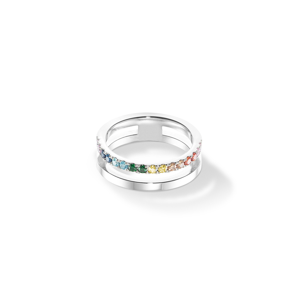 Кольцо Coeur de Lion Multicolour Silver 0136/40-1517 60