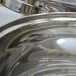 Набор кастрюль 3 предмета (2,1л, 3,1л, 4,1л) нерж, индукция, НМ 5206