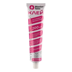 Клей каучуковый "Жидкие Гвозди" MasterTeks PM 200 кг/м2 сверхпрочный 80 гр прозрачный