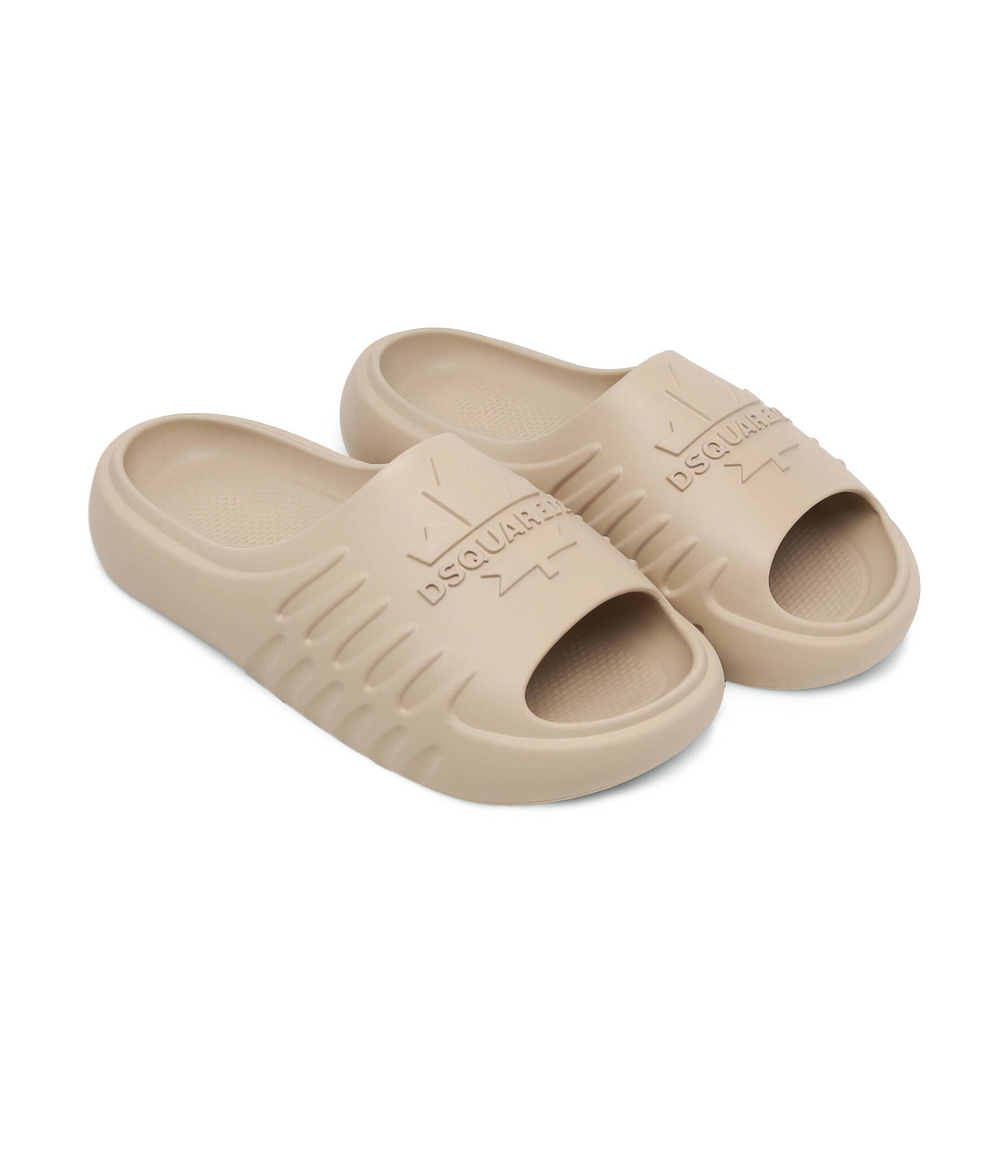 Шлепанцы Slides Dsquared2 - кремовый (FFM0025 17200001)