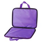 Папка на молнии с ручками BRAUBERG, А4, ткань, с подкладкой, сублимация, для девочек, "Маджента", 227085