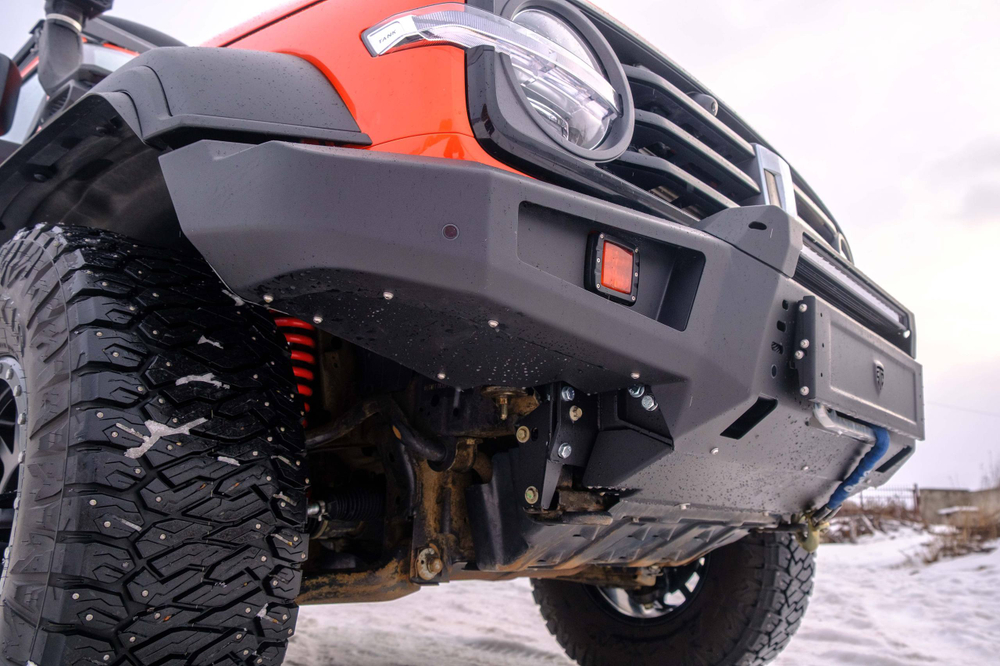 Tank300 Бампер силовой передний STC с противотуманными фарами и балкой дальнего света