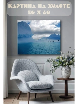 Картина на стену 40 X 50 Антарктида