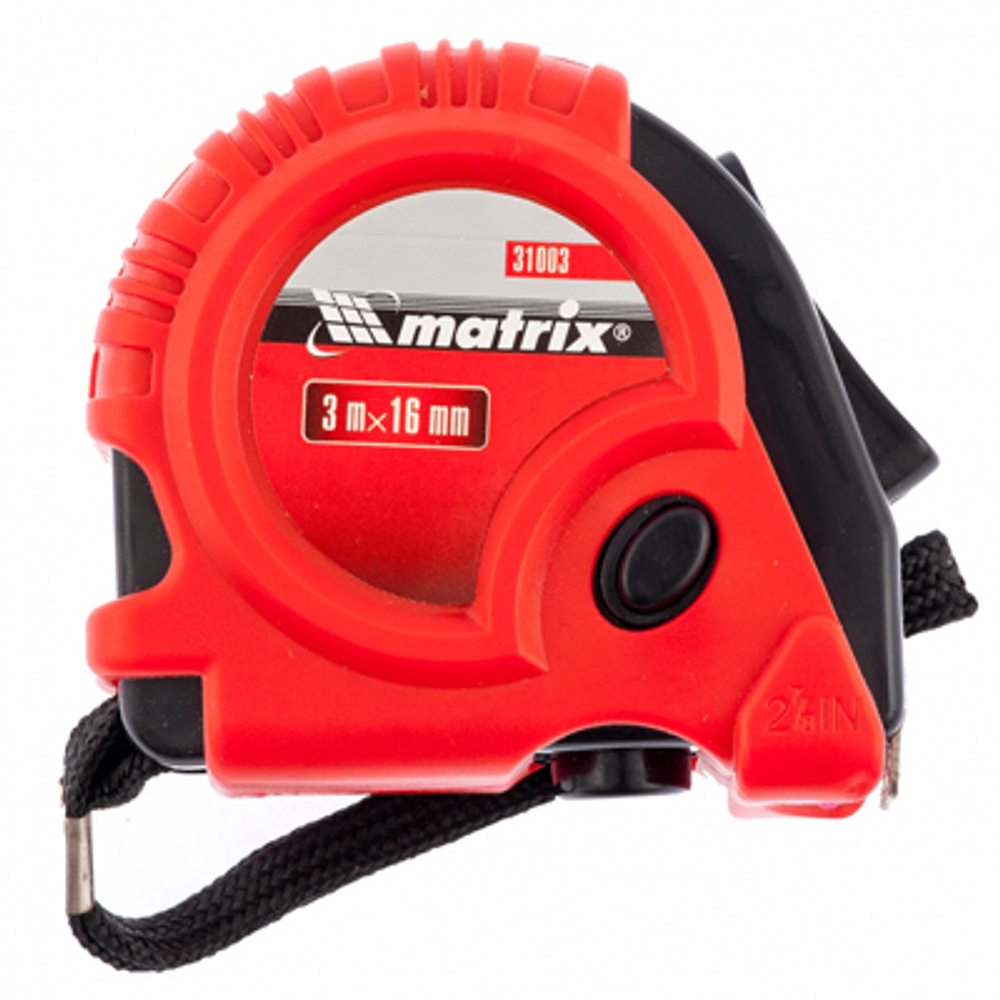 Рулетка Matrix Rubber 3 м x 16 мм (31003)