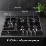 Газовая варочная панель Zigmund & Shtain G 14.7 B