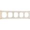 Рамка Werkel Antik на 5 постов белое золото W0051523 4690389158292
