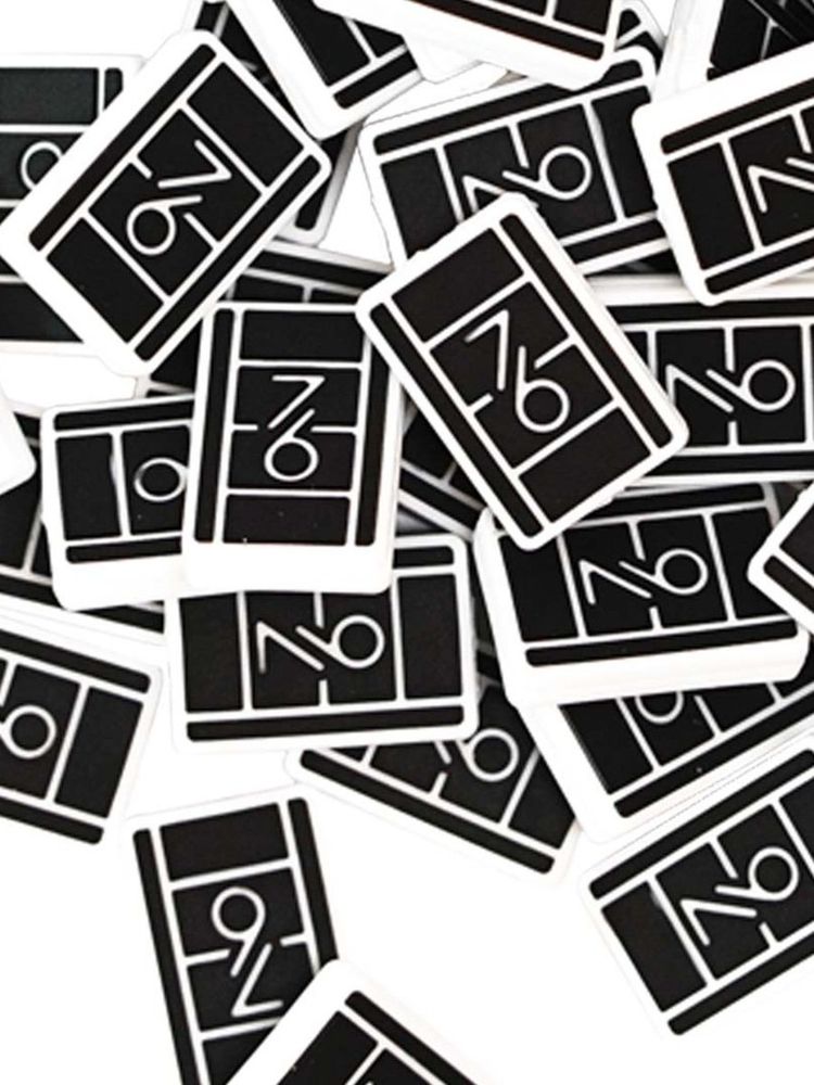 Аксессуары для тенниса Виброгасители SEVENSIX COURT BLACK .