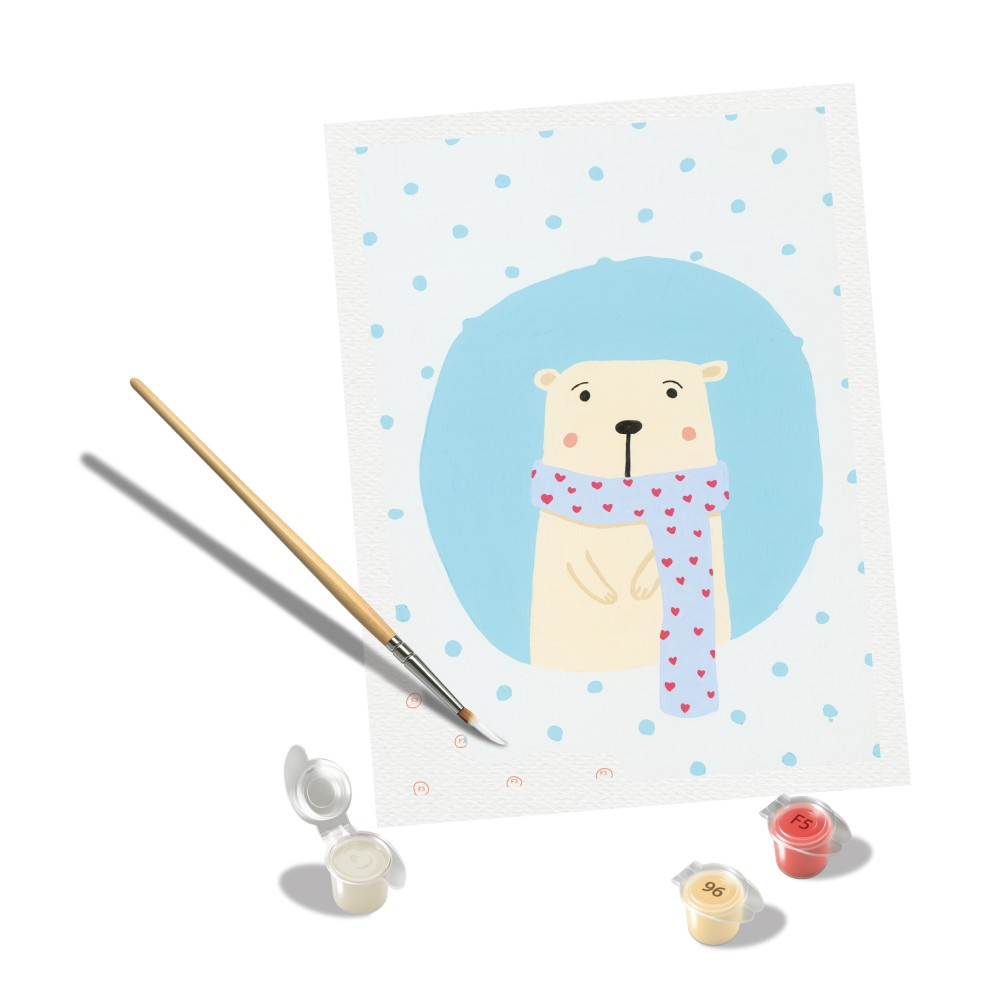 Ravensburger - CreArt Медвежонок полярный Раскраска по номерам 236527