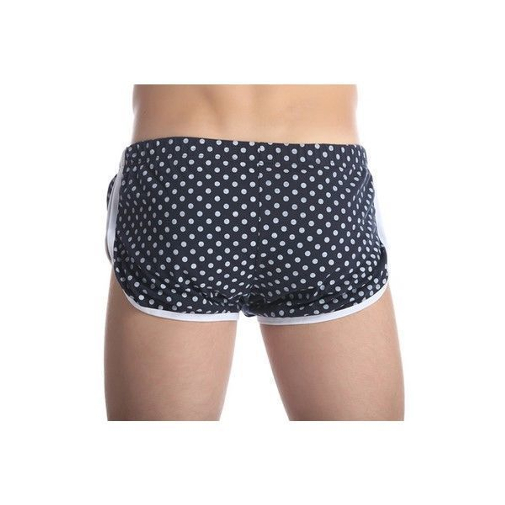 Мужские шорты синие в горошек Gillbro Navy Polka Dot Shorts