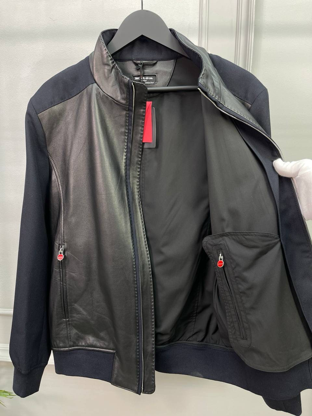 Комбинированная куртка Kiton