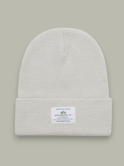 Шапка - Alpha Essential Beanie (dune white - серо-белый)