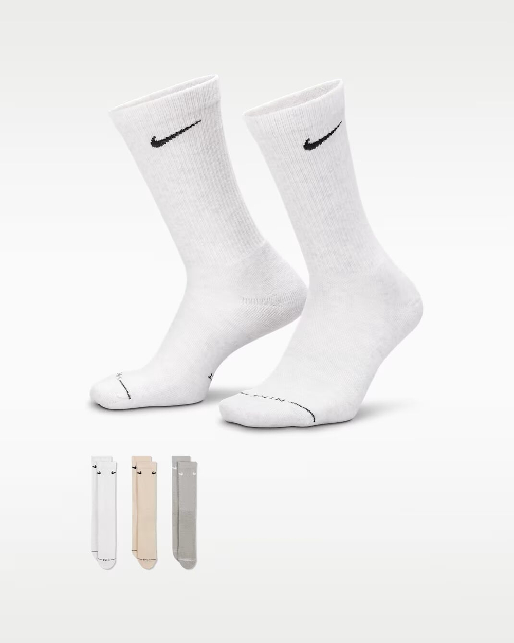 Nike Повседневная роскошь Носки (3 пары) - NIKE