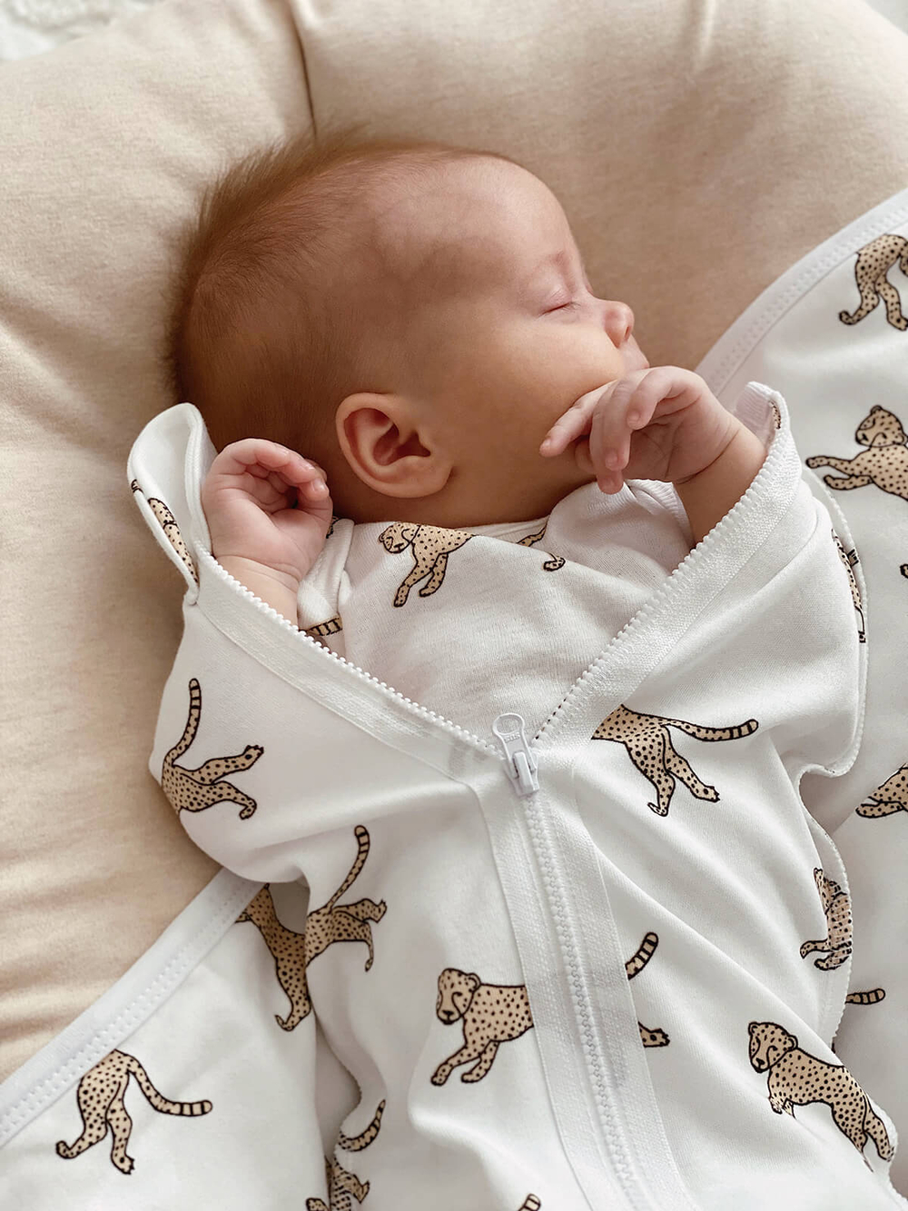 Пелёнка-кокон Mjölk Гепарды