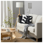 Чехол на подушку IKEA SMAFROSSORT, Бежевый с рисунком, 50x50 см