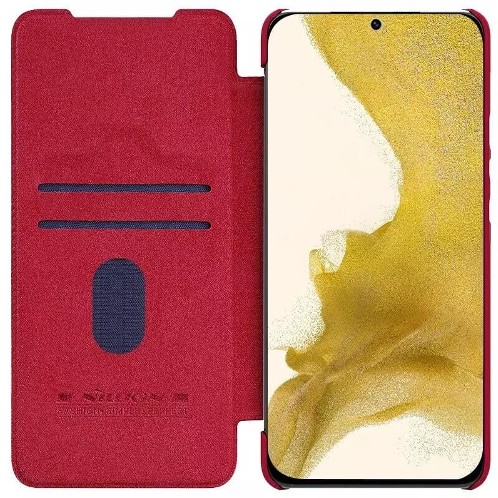 Кожаный чехол-книжка Nillkin Leather Qin Pro для Samsung Galaxy S23