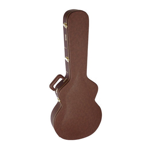 GATOR GW-335-BROWN - деревянный кейс для полуакустич. гитары 335-style, цвет коричнев.