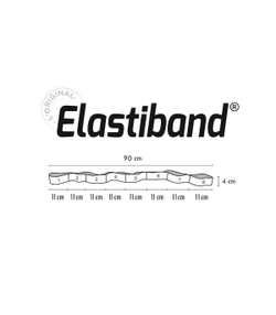 Эспандер Sveltus Elastiband Original 15 кг черный, постер/ упаковка