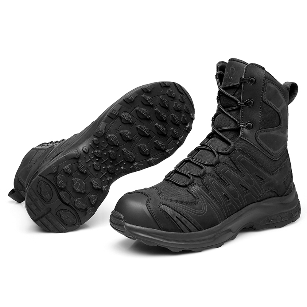 QIANGREN 3515 Men"s Outdoor Boots Puncture Resistant Tactical Boots Workwear With Wind And Sand Protection