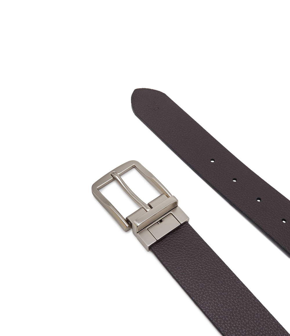 Двухсторонний кожаный ремень CALVIN KLEIN JEANS - черный(K50K511139)