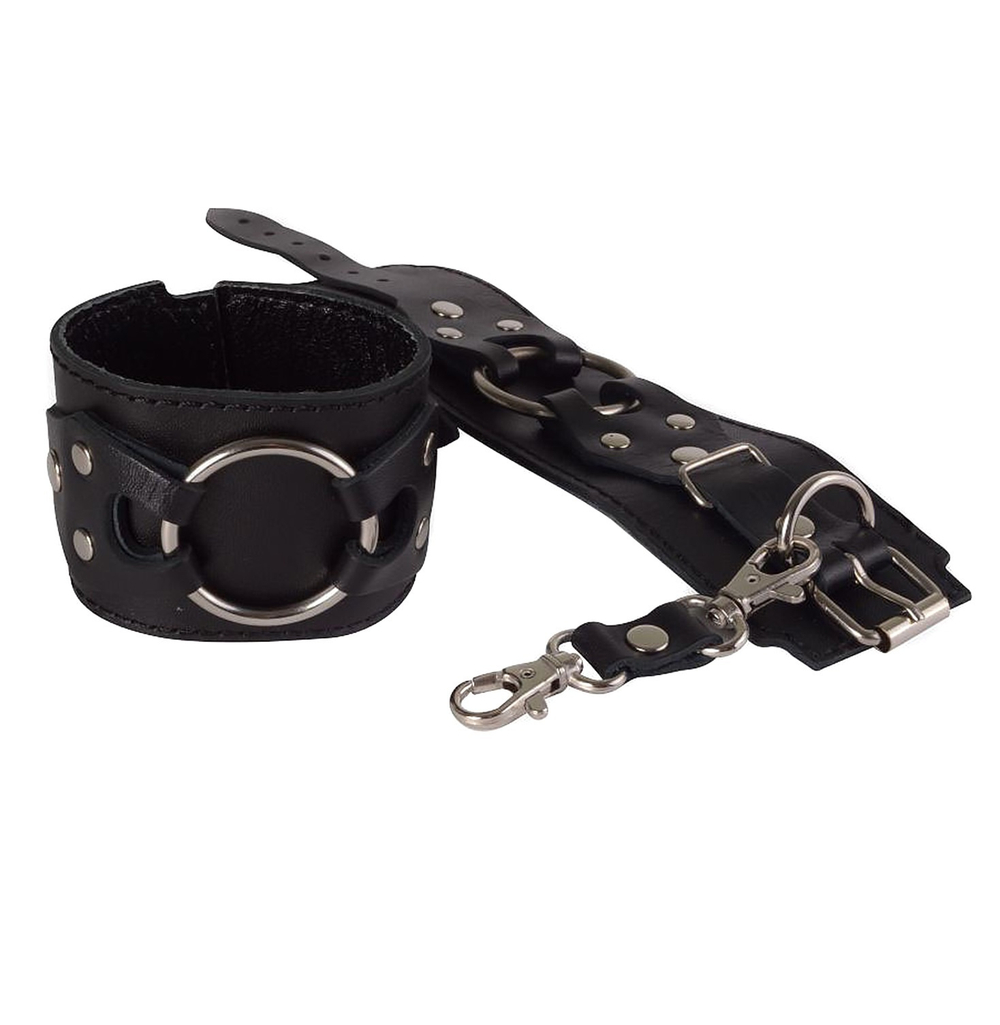 Наручники Sitabella чёрные кожа
