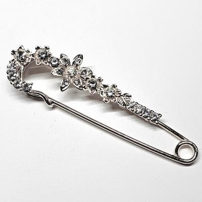 Булавки декоративные, р. 7х2 см, серебро