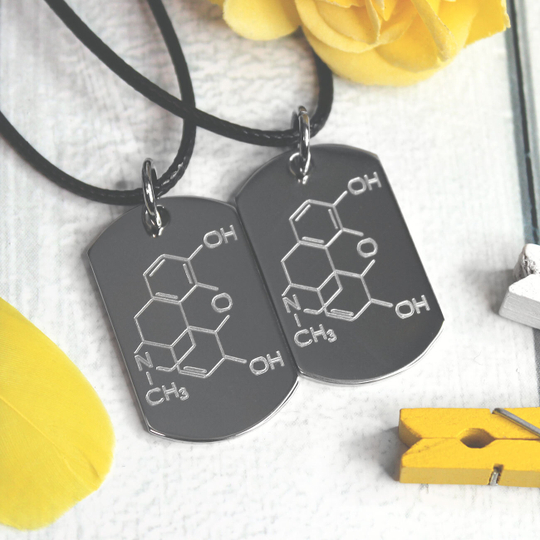 Парные мини-жетоны для двоих с гравировкой на заказ серебристые (титановая сталь)