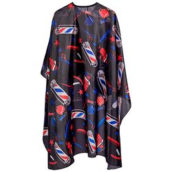 Парикмахерская накидка Harizma, 140х160см, "барбер-салон" (h10883B)