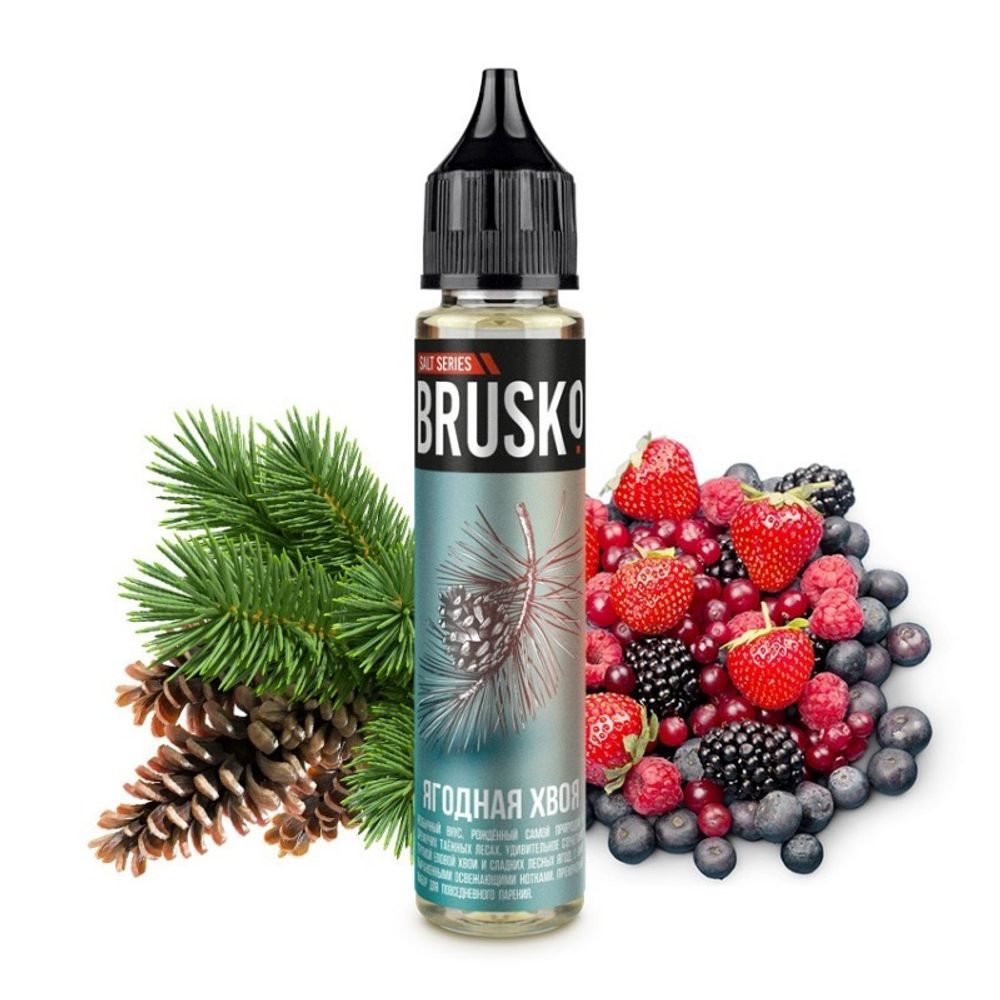 Brusko Salt 30 мл - Ягодная Хвоя (20 мг salt) Brusko Salt 30 мл - Ягодная Хвоя (20 мг salt)