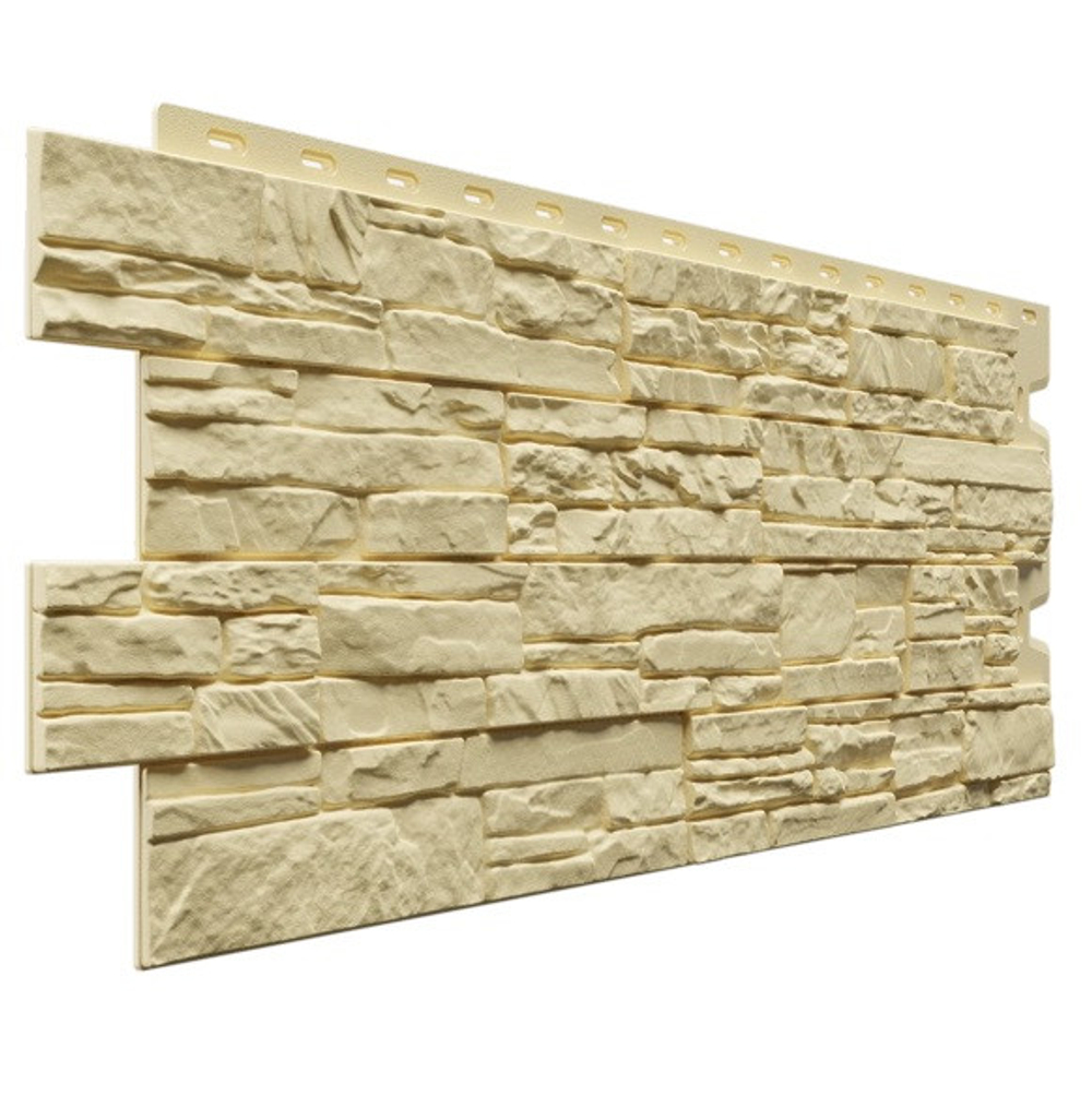 Панель фасадная Docke Алтай Кремовый 1098х400 мм