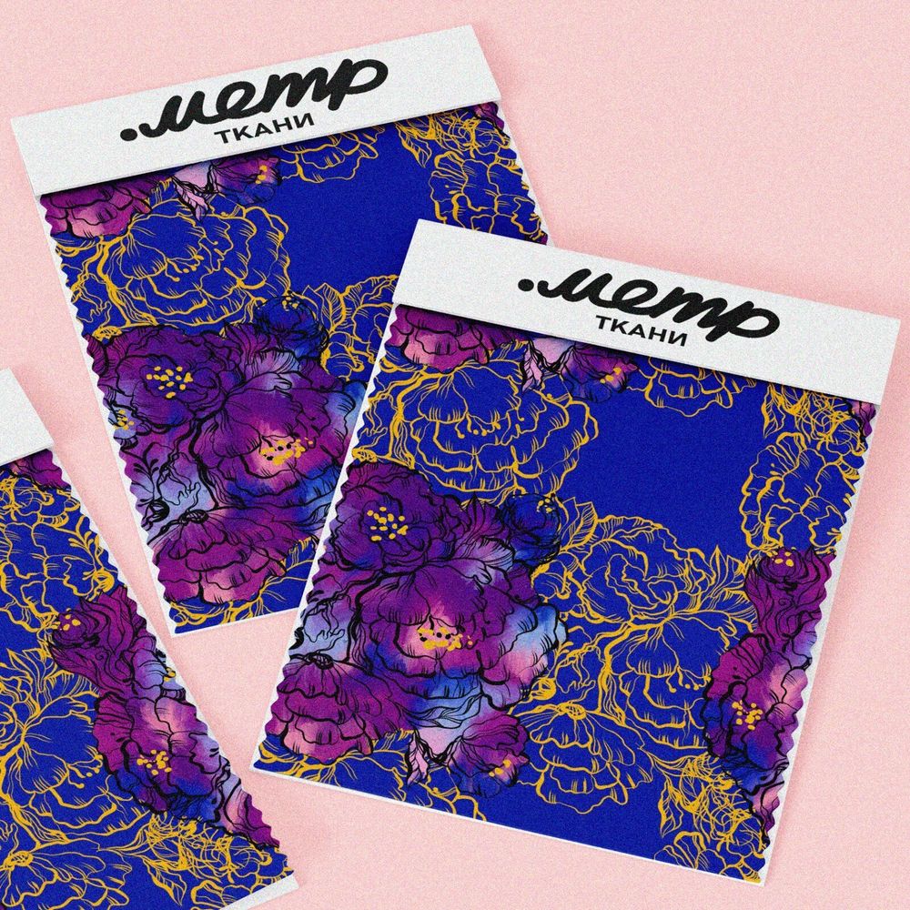 Ткань дюспо пёстрые краски цветов