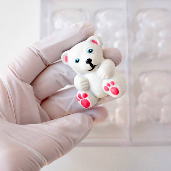 245 | Форма для шоколадных изделий &quot; Медвежонок&quot; (275*135 мм)