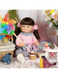 Кукла Реборн виниловая LifeReborn 55см (LR-034)