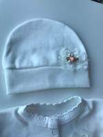 Комплект на выписку (кофта, ползунки, шапка)  (Малышеево) интерлок Арт: 0305И (Размер: 62)