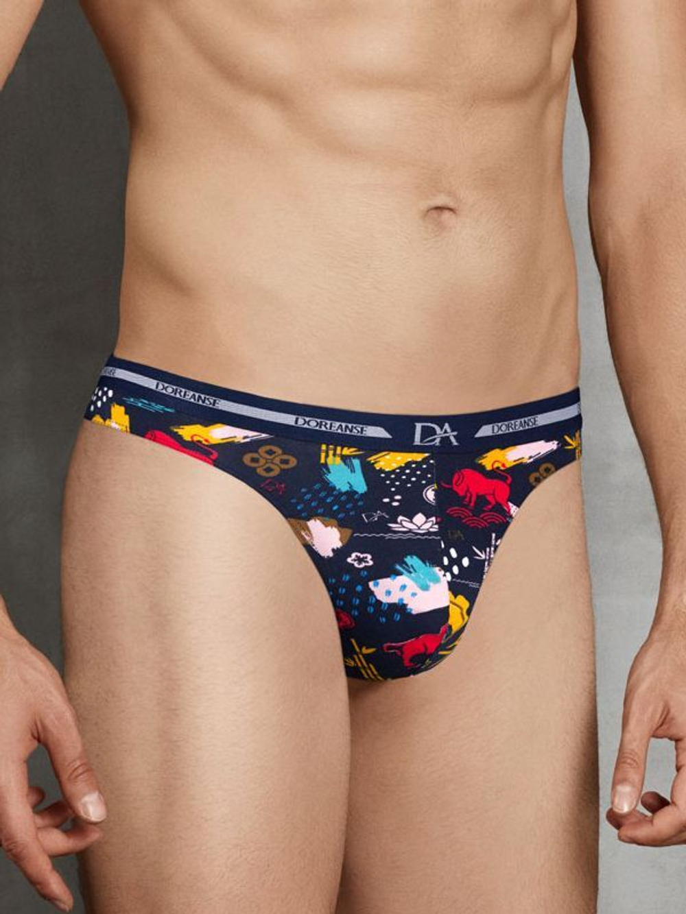 Мужские трусы-стринги Doreanse Memox (Размер: L) (Цвет: темно-синий)