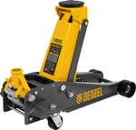 Домкрат подкатной Denzel 51260 гидравлический 3 т, 125-470 мм, быстрый подъем