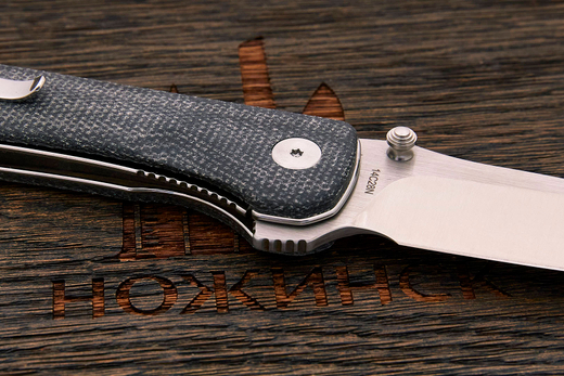 Нож складной QSP Hawk, клинок 82мм, сталь Sandvik 14C28N, рукоять микарта