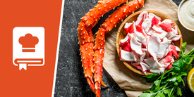 Салат из крабового мяса и апельсинов - простой и быстрый рецепт вкусного блюда