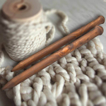 Большие Спицы для Крупной вязки из Дерева 20мм/300мм Сосна #N9