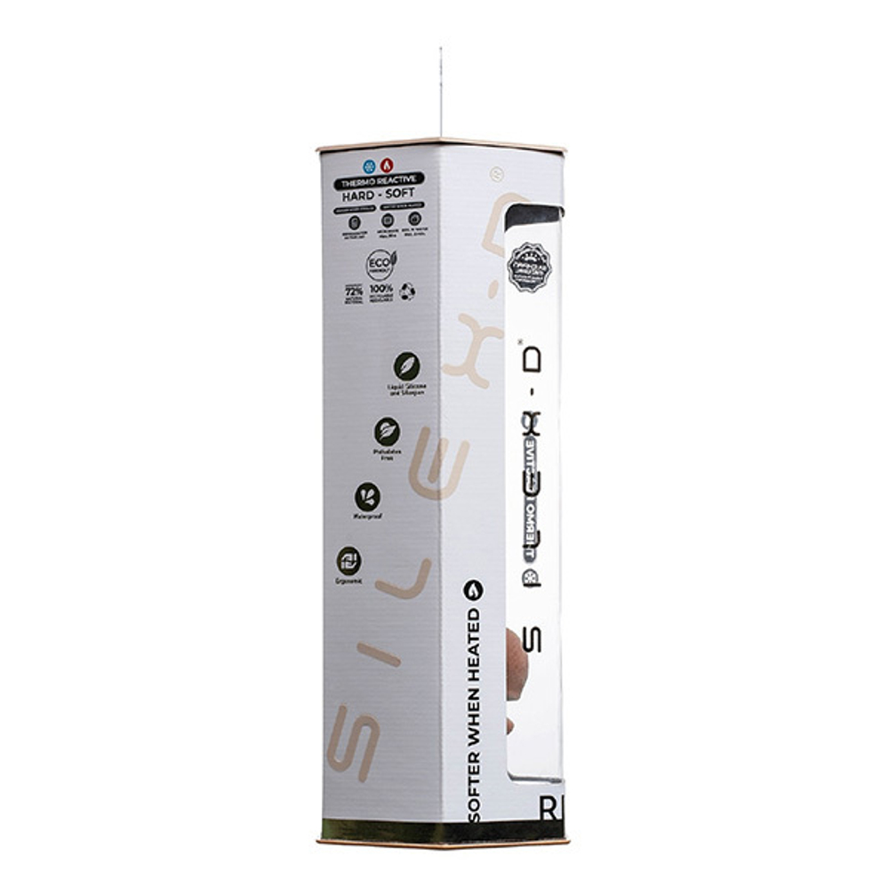 Телесный фаллоимитатор-реалистик 21см на присоске с мошенкой SilexD Premium Real Skin Dildo 8" Model 1